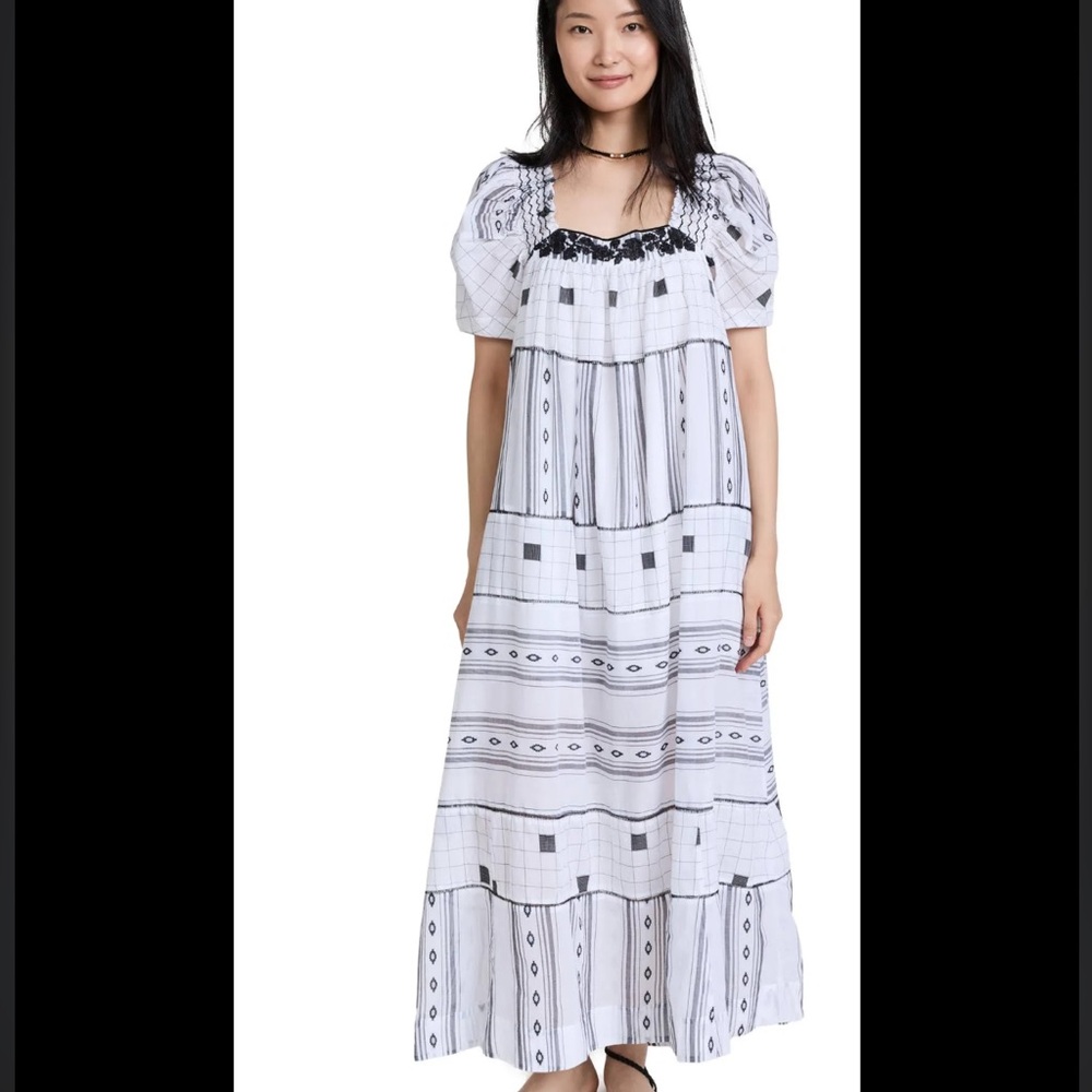 Free People Jamie Embroidered Maxi Dress